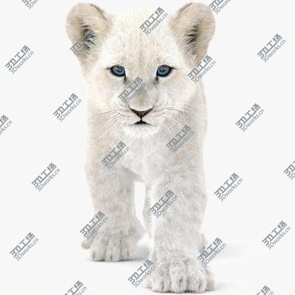 images/goods_img/20210312/3D White Baby Lion Animated, Fur/1.jpg